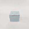 8x8x6 Gümüş Yaldızlı Mavi Kutu